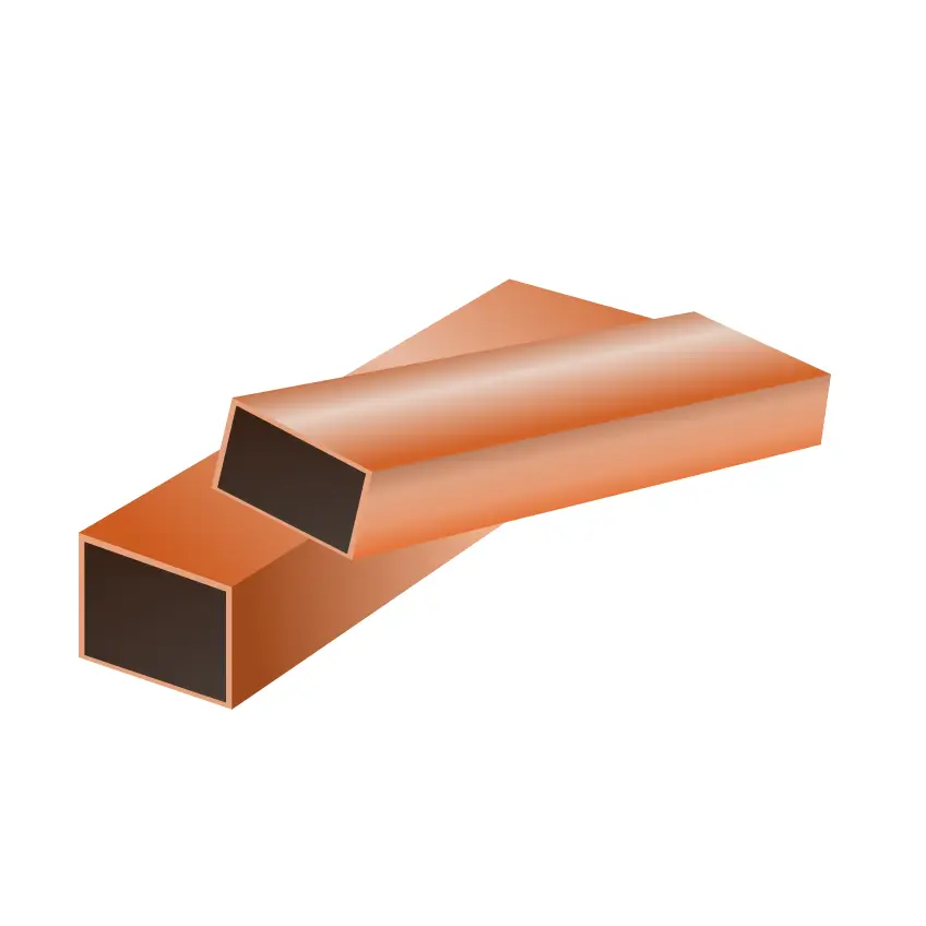 Труба медная прямоугольная М3 58x25x5 ГОСТ 20900-75  ОборонСпецСплав