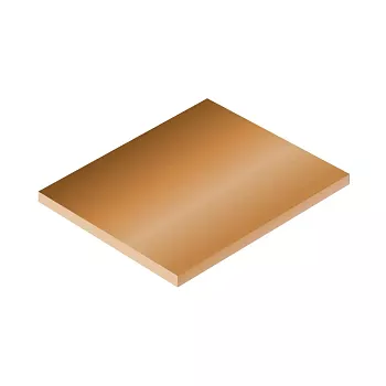 Плита бронзовая БрАЖ 170х1000х2000 мм ГОСТ 493-79 для подшипников